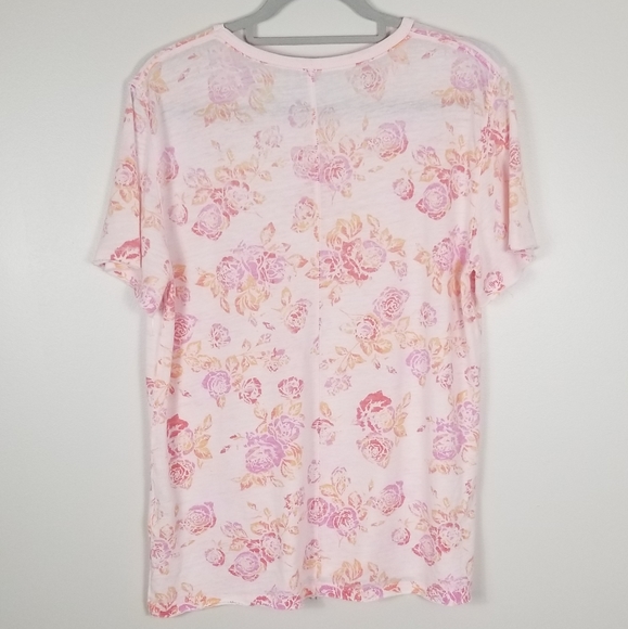 Free People Pink Floral Top NWOT - Picture 6 of 8